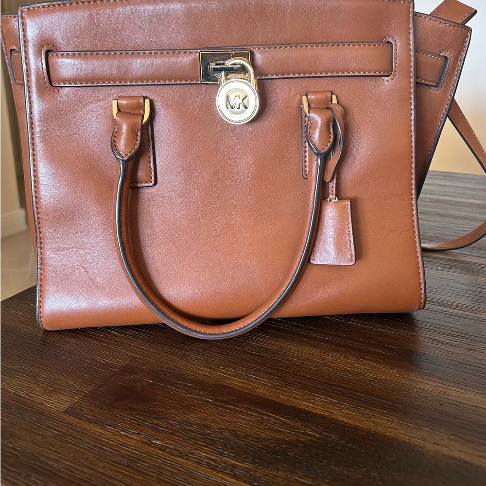 Michael Kors Tan Leather Satchel
